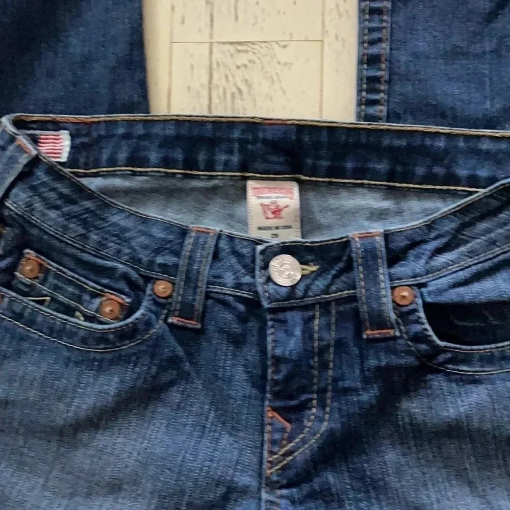 True Religion Lizzy cropped jeans- size 29 - Picture 2 of 3